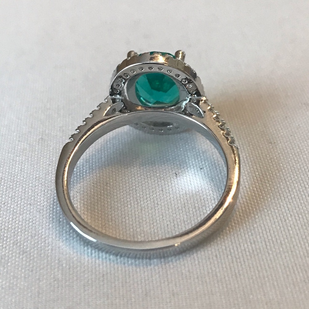 OVAL SILVER WOMEN’S RING - Picture 5 of 6